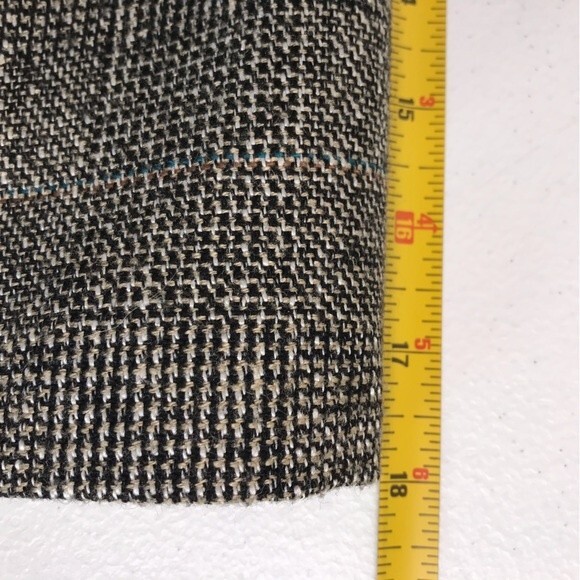 Haggar Imperial Gentlemans Fit Glen Plaid Sport Coat 2 Button Jacket Mens Large - Picture 10 of 14